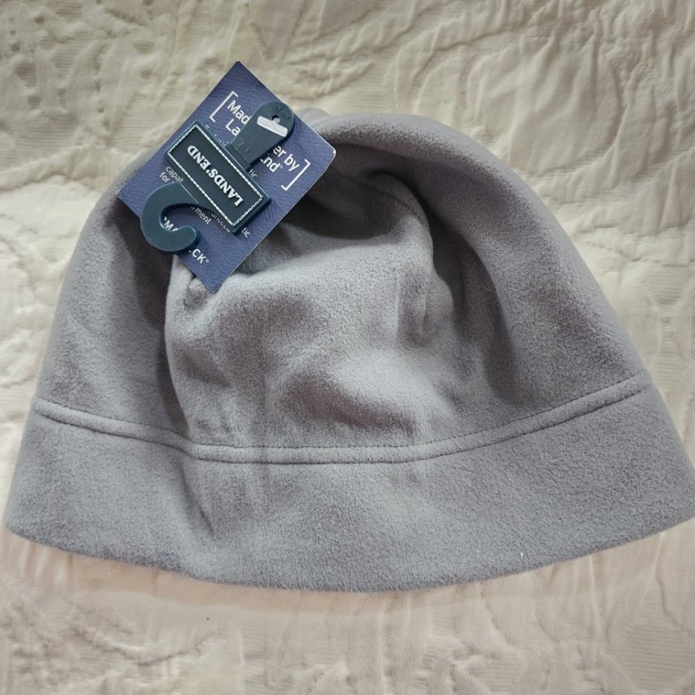 Land's End Women's Fleece hat - Lightweight - One size - Grey